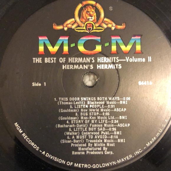 The Best of Herman’s Hermits, Volume 2 vinyl album - Picture 6 of 7